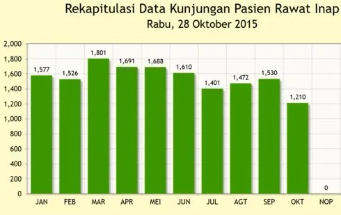 Dashboard kunjungan